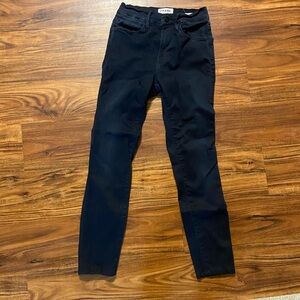 Frame Demin Dark Blue Le High Skinny Jeans
